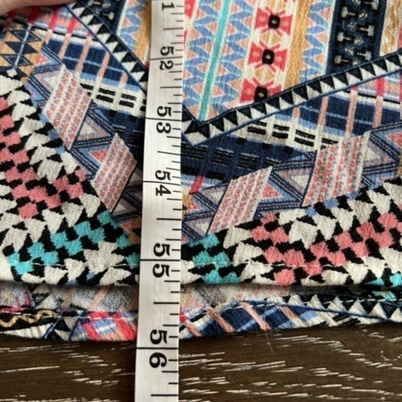 Black Bead Summer, Southwestern Print Maxi Dress with Low Back - Picture 10 of 11